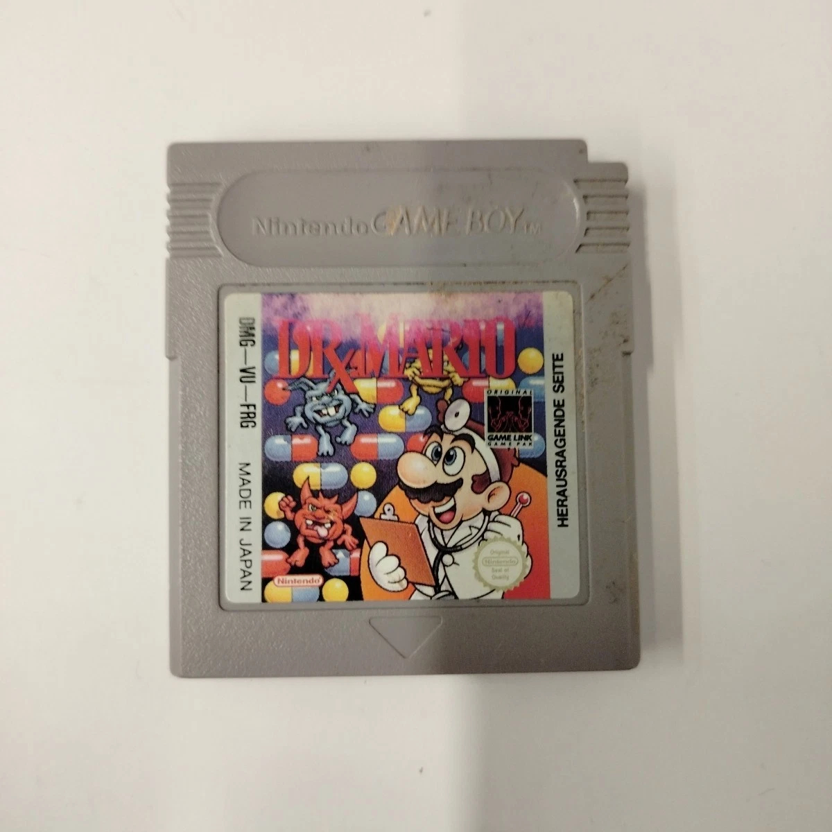 Dr Mario Game Boy Nintendo GB Solo Cartuccia Loose